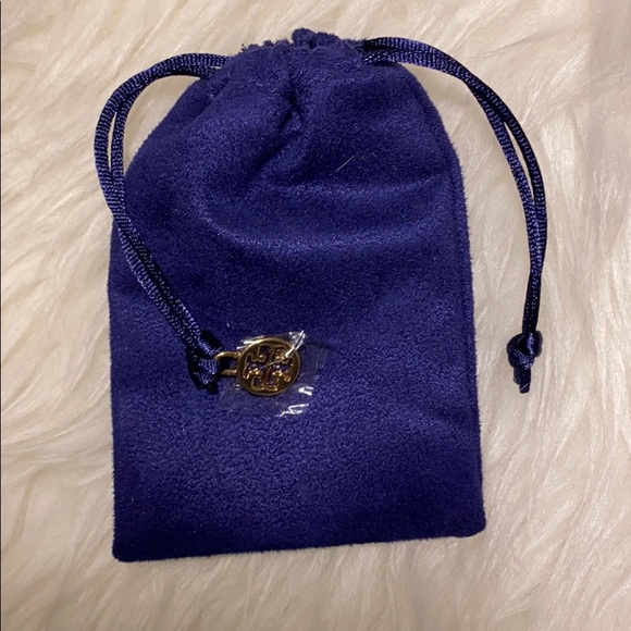 New Tory Burch Jewelry Pouch Navy - Picture 2 of 3